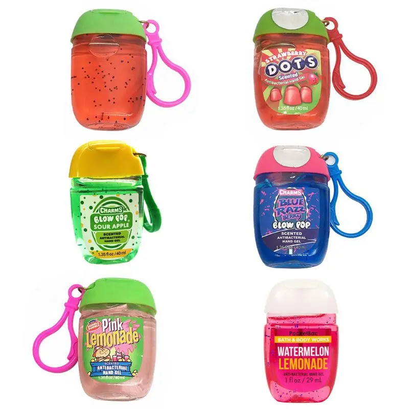 

30ml Outdoor Cleansing Fluid Travel Portable Mini Hand Sanitizer Disposable No Clean Waterless Scented Gel Leak Proof