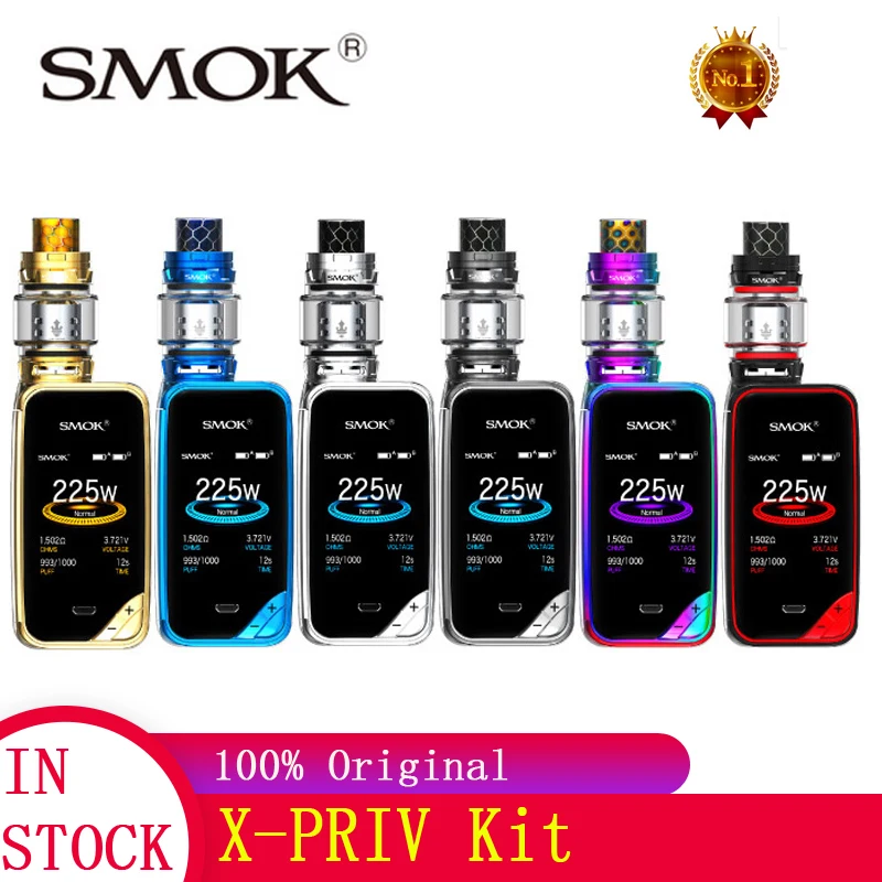 Vape испаритель SMOK X priv Kit 8 мл TFV12 Prince электронная сигарета бак 225 Вт Mod VAPE VS G 2