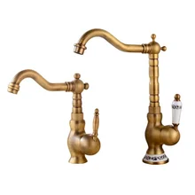 

All copper antique bathroom faucet basin faucet hot and cold bathroom accessories