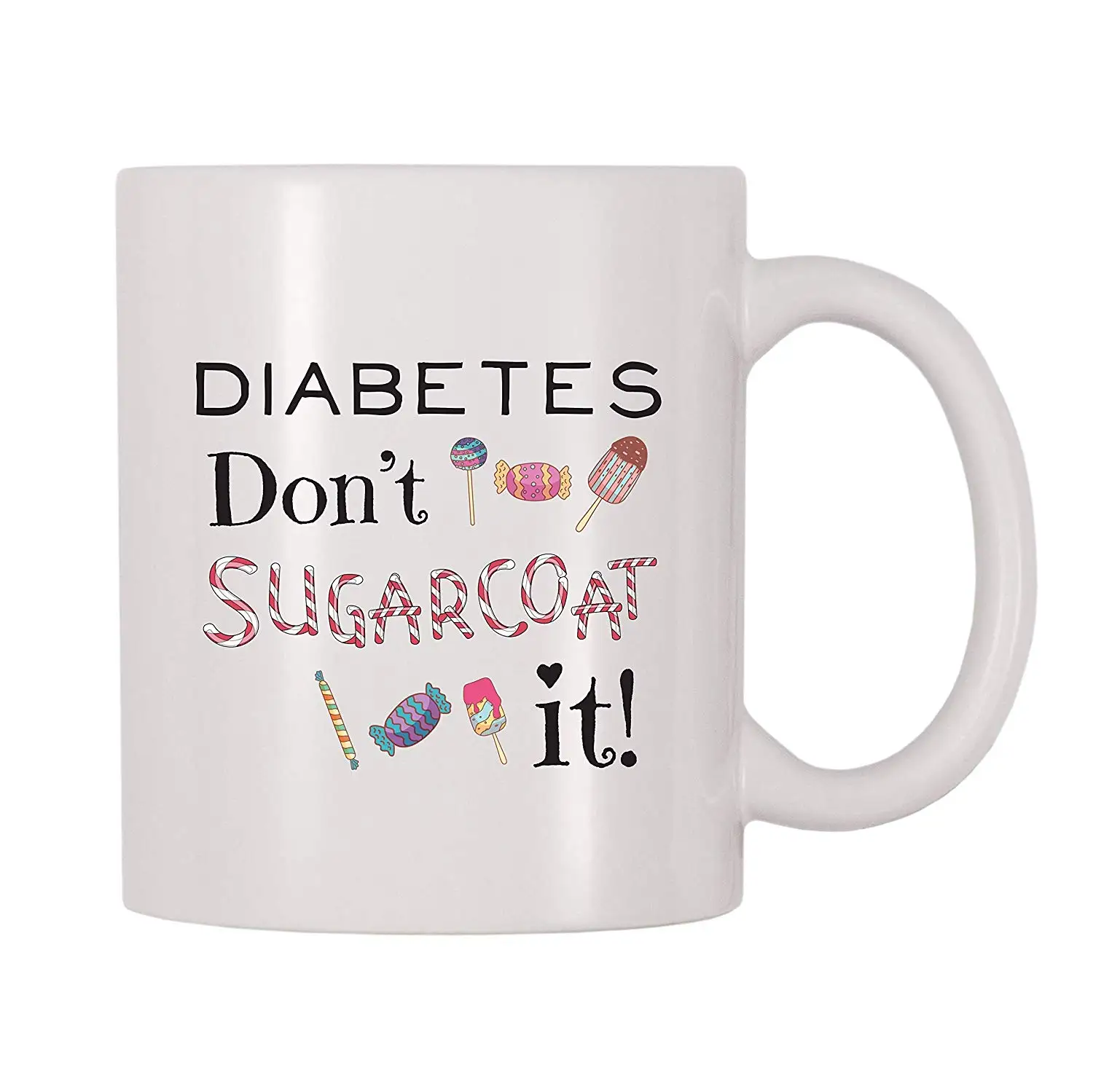 Сахарный диабет не Sugarcoat It кофейная кружка(11 унций