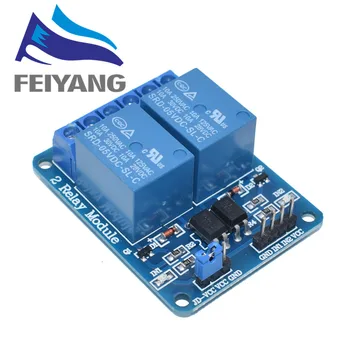 

10pcs 2-channel New 2 channel relay module relay expansion board 5V low level triggered 2-way relay module