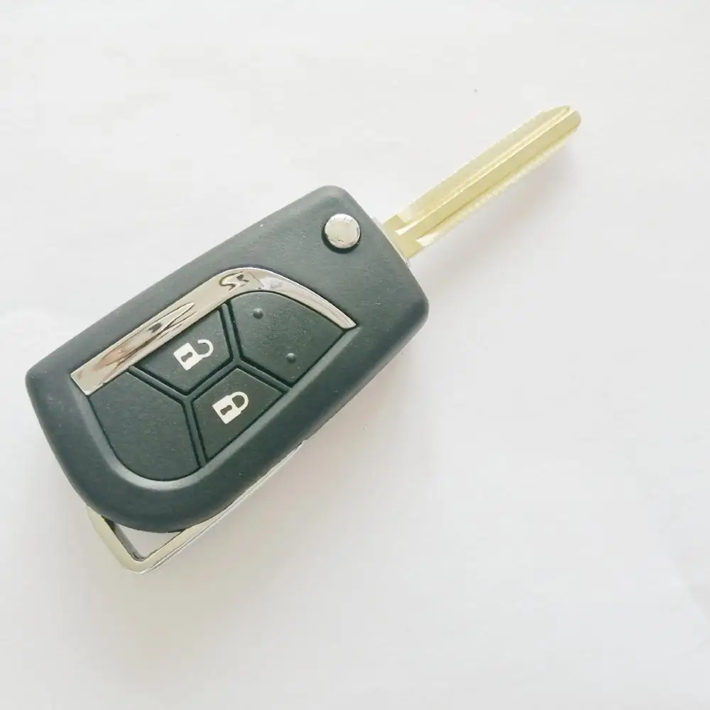 Чехол для дистанционного ключа с логотипом Toyota Rav4 Corolla Hilux Yaris Avalon Echo Prado TOY43|shell