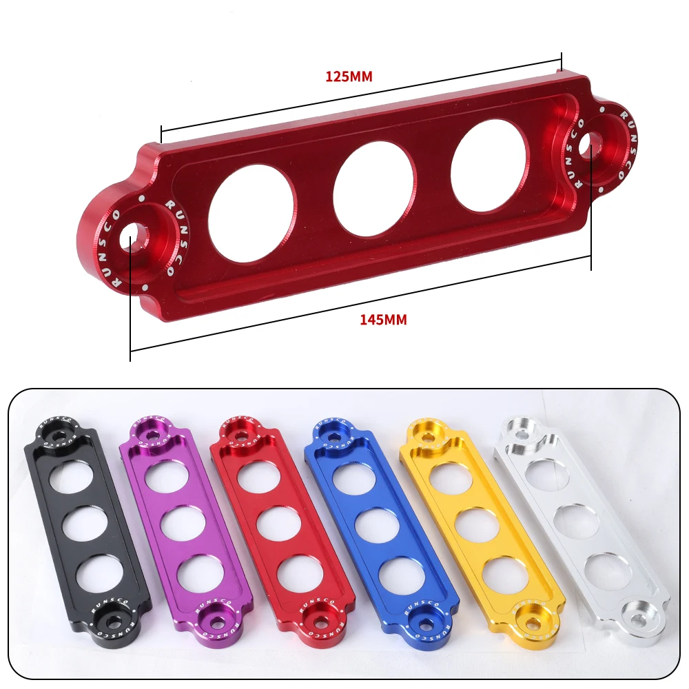 Battery Tie Down Bracket for Honda Civic/CRX 88-00 Anodized Stainless Tray Hooks battery tie down bracket