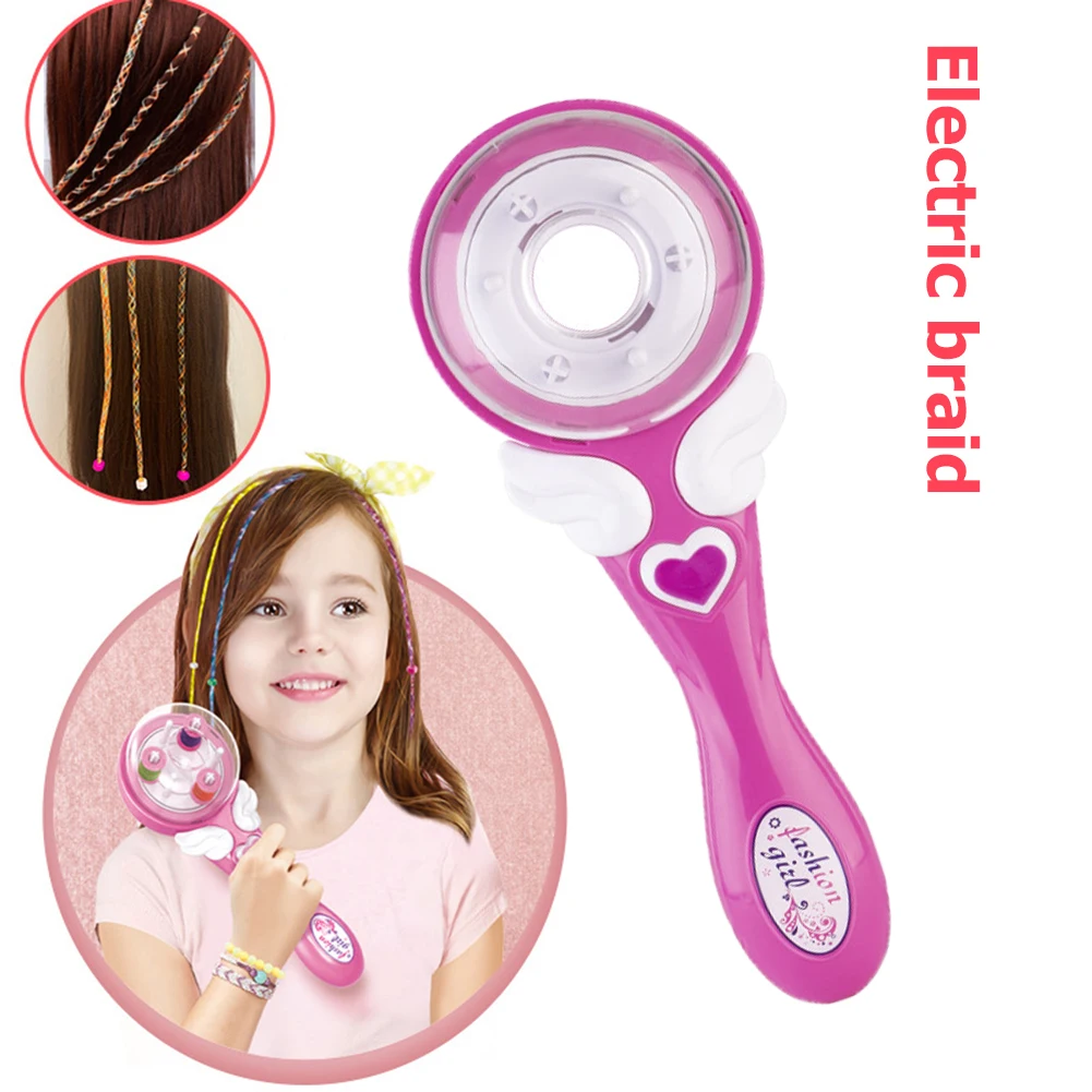 Electric Automatic Hair Braider DIY Hair Weave Roller Machine Twist Knitting Roll Twisted Braiding Styling Tools Girl for Gift Electric Automatic Hair Braider DIY Hair Weave Roller Machine Twist Knitting Roll Twisted Braiding Styling Tools Girl for Gift