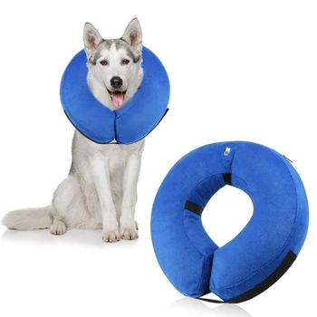 

Large Medium and Small Inflatable Pet Protection Collar Collar Elizabeth Collar Pet Grooming Surgical Cover for Cats and Dogs