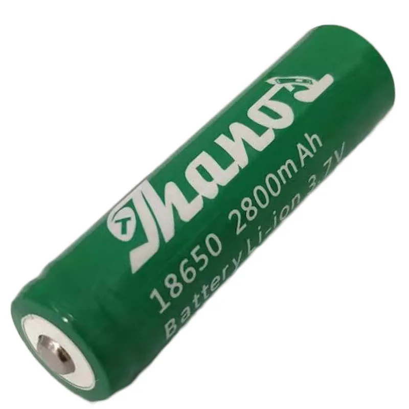 

3.7v 2800mAh 18650 lithium battery, large capacity 3.7v rechargeable battery for bright flashlight