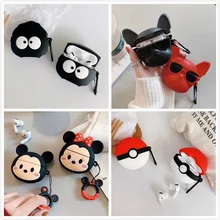 3D чехол для наушников для Airpods Pro Чехол Силиконовый Ститч Кот Мультяшные наушники/Earpods чехол для Apple Air pods Pro 3 чехол Брелок