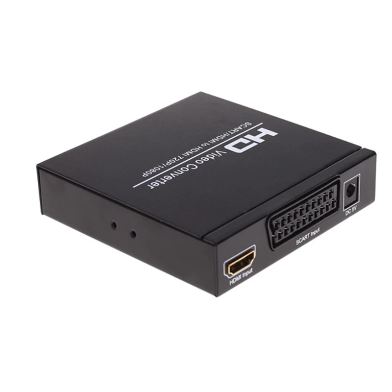 Преобразователь SCART HDMI в Full HD цифровой преобразователь видео высокой четкости