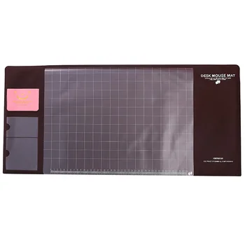 

Large Protector Soft Waterproof Mouse Pad Stationery Holder Writing Accessories Desktop Pad Organizer PVC 4 Colors