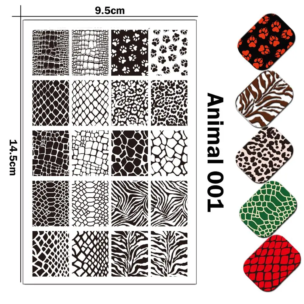 2020 Stainless Steel Stamping Plate Template Alphabet Vintage Ornaments  Linear Drawing Animal Skin Pattern Ethnic Russian Text - Nail Templates -  AliExpress