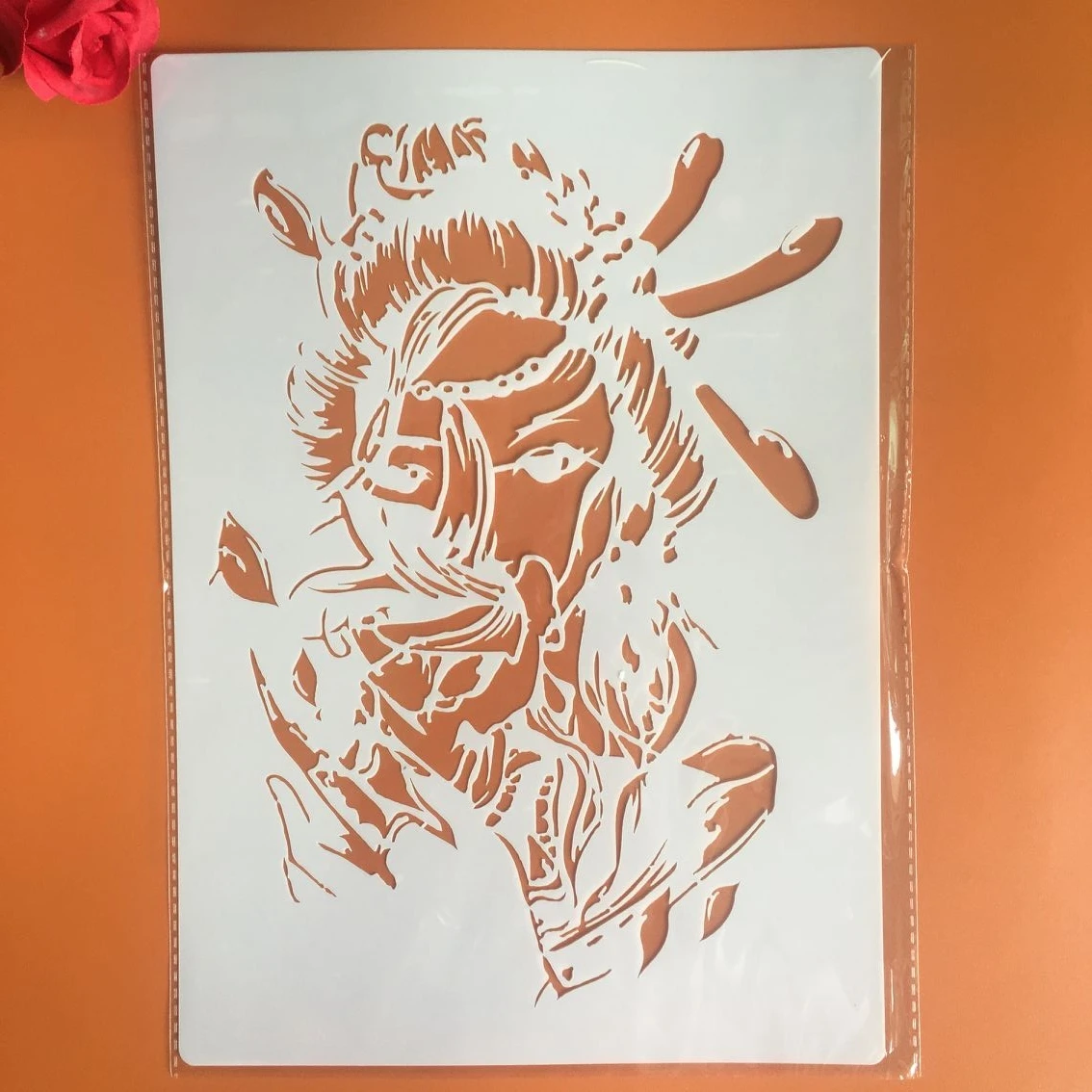 A4 29*21 см женские warriorl DIY Трафареты настенная живопись раскраска для скрапбукинга рельефная декоративная альбомная бумага визитная карточка