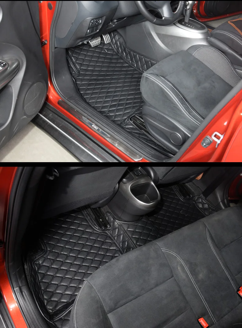 Кожаные ботинки для женщин, автомобильный коврик для nissan juke 2010 2013 2012 2011 аксессуары интерьера автомобиля укладки