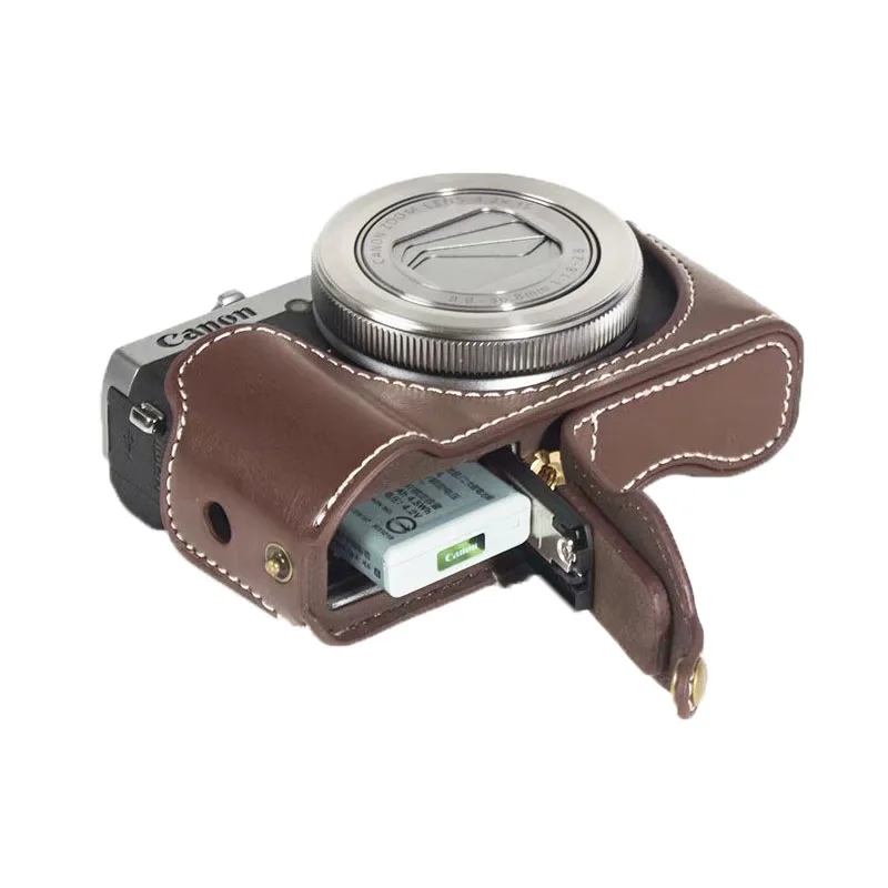 Специальный чехол для камеры из искусственной кожи, Нижняя крышка для Canon Powershot G7X mark 3 gsxxiii G7X III G7X Mark 3, крышка для камеры