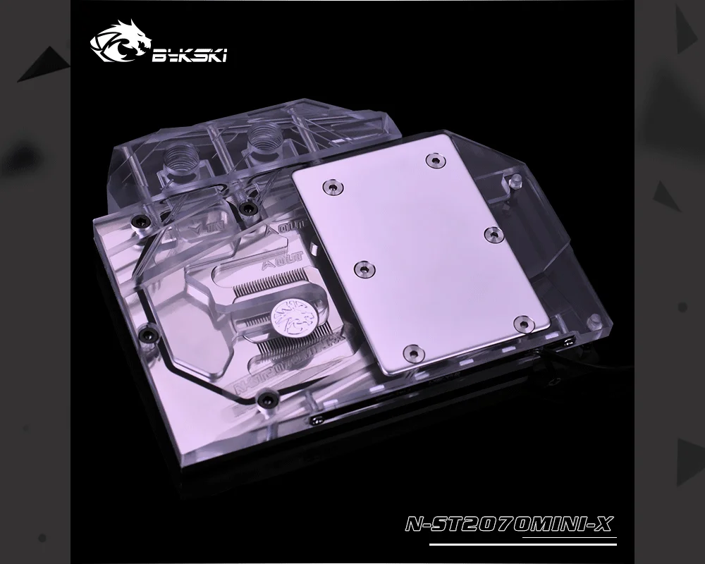 Bykski N-ST2070MINI-X, Full Cover Graphics Card Water Cooling Block, For Zotac GeForce RTX2070-8GD6 MINI OC