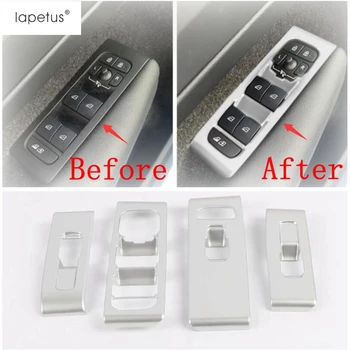 

Lapetus Accessories Fit For VOLVO XC40 2018 2019 2020 ABS Inner Door Armrest Window Switch Control Panel Molding Cover Kit Trim