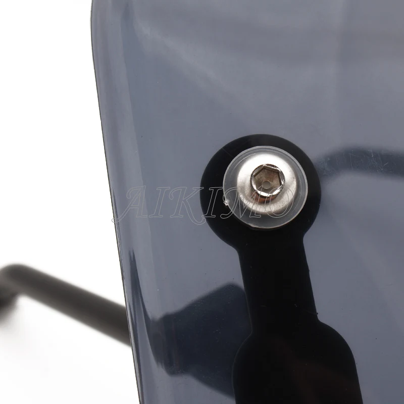 Black/Smoke/Clear ABS Plastic Protector Fairing Motorcycle Front Windshield Windscreen Wind Deflector For Benelli Leoncino 500
