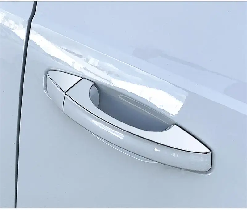 Декоративные дверные ручки из нержавеющей стали для автомобиля, наклейки для Audi Q3, автомобильные аксессуары