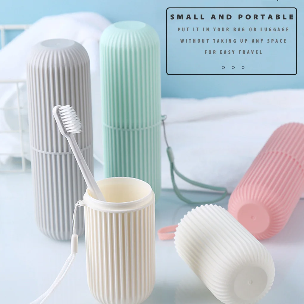 Travel Portable Toothbrush Cup Bathroom Toothpaste Holder Storage Case Box Organizer Toiletries New Creative | Дом и сад