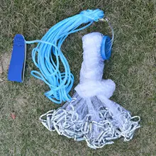 XC LOHAS Cast Net 2,4 M-7,2 M Hand Cast Net Mesh Hohe Qualität Nylon Amerikanischen Stil Angeln Netzwerk sport Werfen Angeln Net
