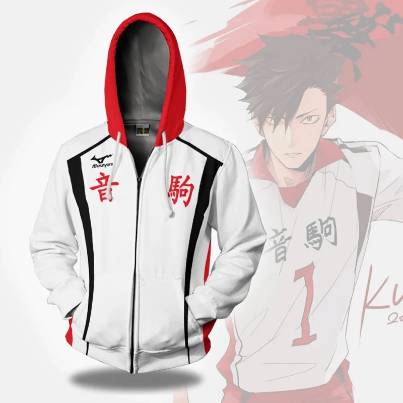 Anime Costumes Anime Costumes Haikyuu!! Cosplay Coats Shoyo Hinata Jackets High School Volleyball Team Sportswear Adult Zipper Jacket police woman costume Cosplay Costumes