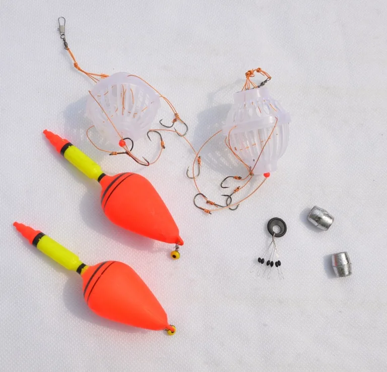 

Boxed Monster And Bighead Carp Fishing Combination Exlosive Hook Bait Cage Fishing Gear Angling Supplies