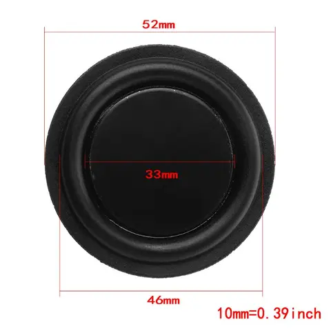 Bass Radiator Woofer Vibration Membrane Passive Speaker Subwoofer DIY Home Theater Repair Kit
