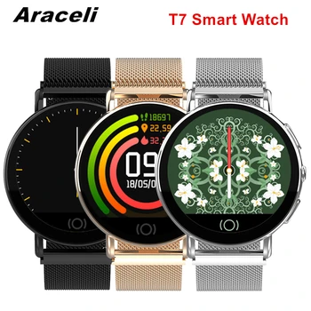 

T7 Smart Watch Circular Screen SmartWatch Bracelet Bluetooth Heart Rate Monitor Blood Pressure Fitness Tracker T7 Smart Watch
