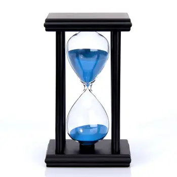

Wooden Hourglass Sand Clock 30 Minutes Hourglass Sandglass Kids Toothbrush Timer Time Counter Children Gift Home Decoration