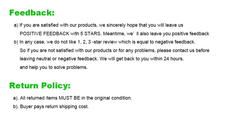 feedback