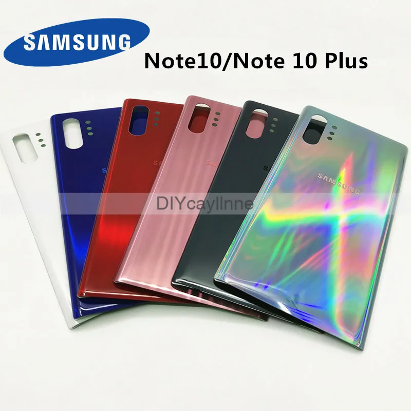 Чехол для SAMSUNG Galaxy Note 10 N970 N970F plus N975 N975F NOTE10 задний стеклянный чехол|Корпусы и рамки
