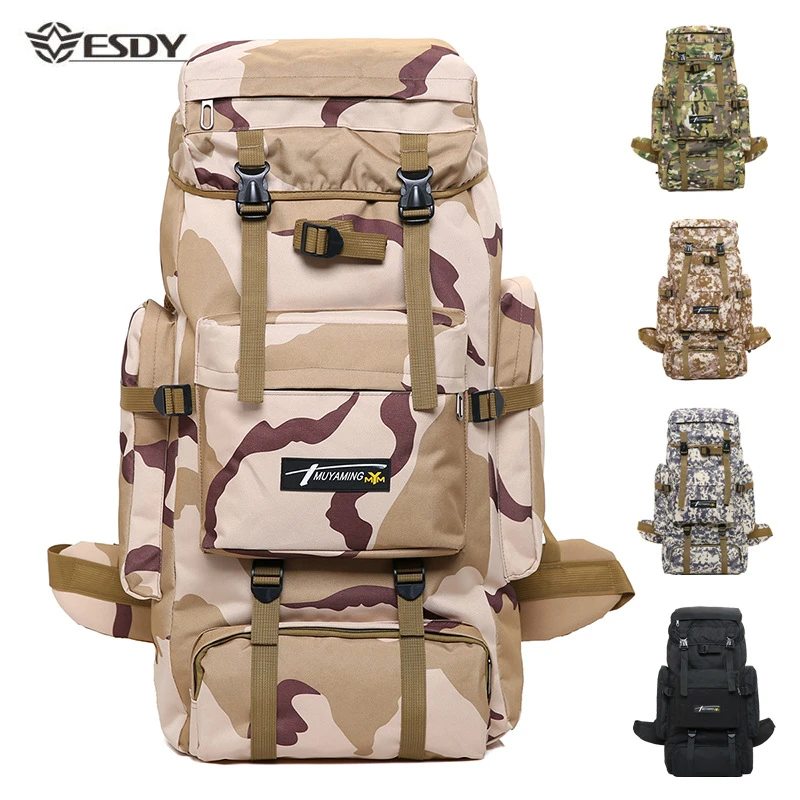 

70L Outdoor Military Tactical Backpacks Large Capacity Hiking Camping Mountaineering Bags Multicolor Trekking Travelling Bags