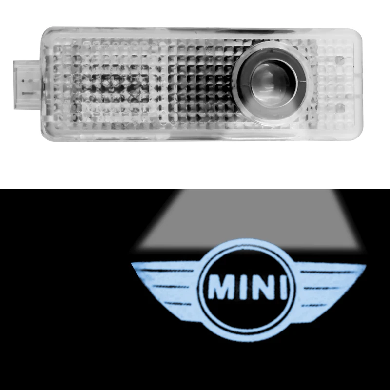 2 шт. для BMWs MINI Coopers One S R50 R53 R56 R60 F55 F56 R58 Автомобильный Дверной светильник логотип