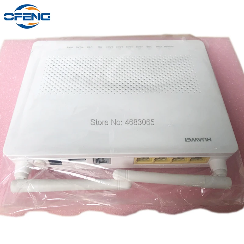 7 шт. б/у Hauwei Gpon WiFi Ont onu 2POTS + 4FE 1USB модем с английским программным обеспечением