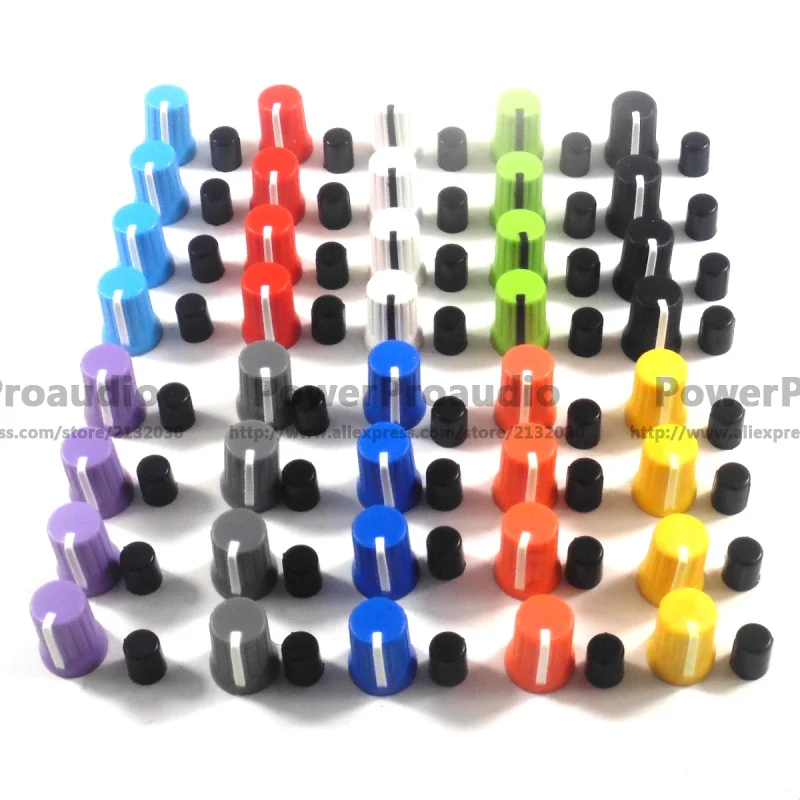 40pcs Rotary Knob NI For Traktor Kontrol Z1 Z2 S2 S4 S5 S8 DJ Controller Mixer colorful item you can chose any color