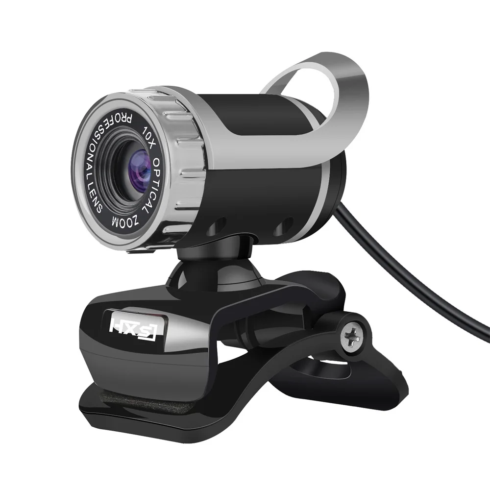 HXSJ LG-68 Desktop Webcam USB Web Cam with Sound-absorbing Microphone Video Call Photography for PC Laptop Red+Silver | Компьютеры и