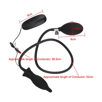 10 Frequency Super Big Butt Plug Anal Expander Anus Dildo Vibration Expand Inflatable Anal Plug Sex Toys For Woman Men Gay 6