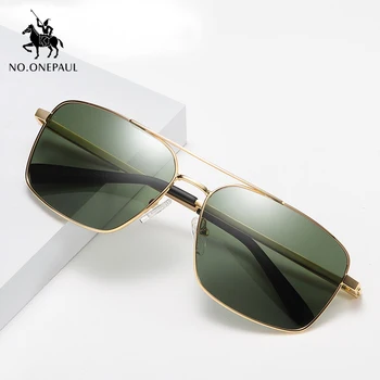 

NO.ONEPAUL Men Polarized Sunglasses men Brand Original Design Goggles Male Metal Frame UV400 Glasses gafas de sol Aluminum
