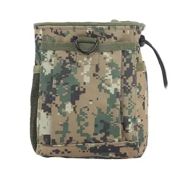 

Waterproof Nylon Tactical MOLLE Pouches Locking Drawstring Closure Bag EDC Compact Multi-Purpose Utility(Camouflage)