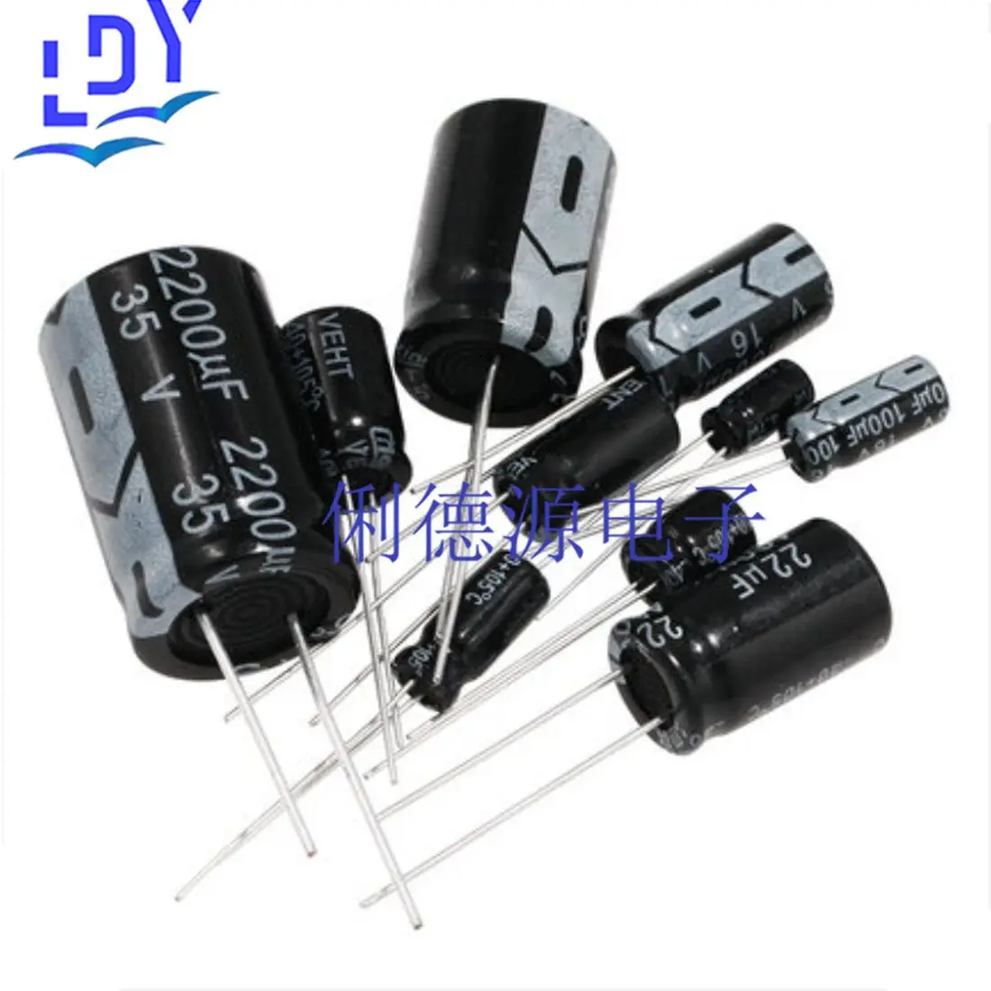 5pcs High quality high quality into 250 v / 220 uf electrolytic capacitors 450 v 68 uf volume 18 * 25 mm