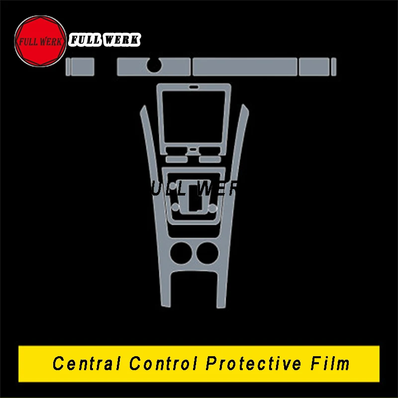 TPU прозрачная Автомобильная Защитная пленка для центрального управления специально для Phaeton Interior Modified Accessories - Название цвета: Control Dilm