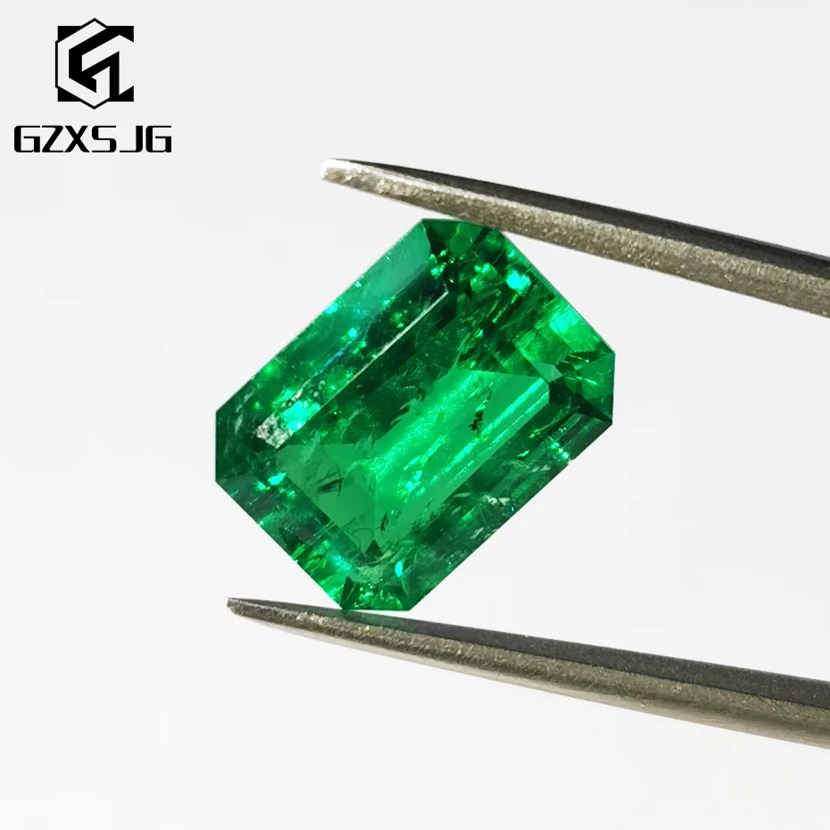 GZXSJG 10x12 мм лабораторный рост Искусственный драгоценный камень для кольца сережек