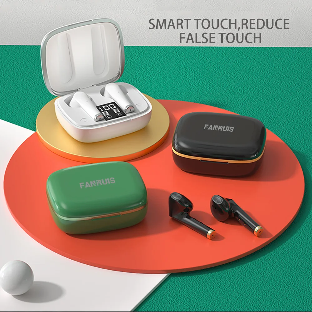 Hifi Wireless Headphone Charging Box Earphones Bluetooth 5 0 Mini 9D Waterproof Sports Stereo Earbuds Headsets With Microphone