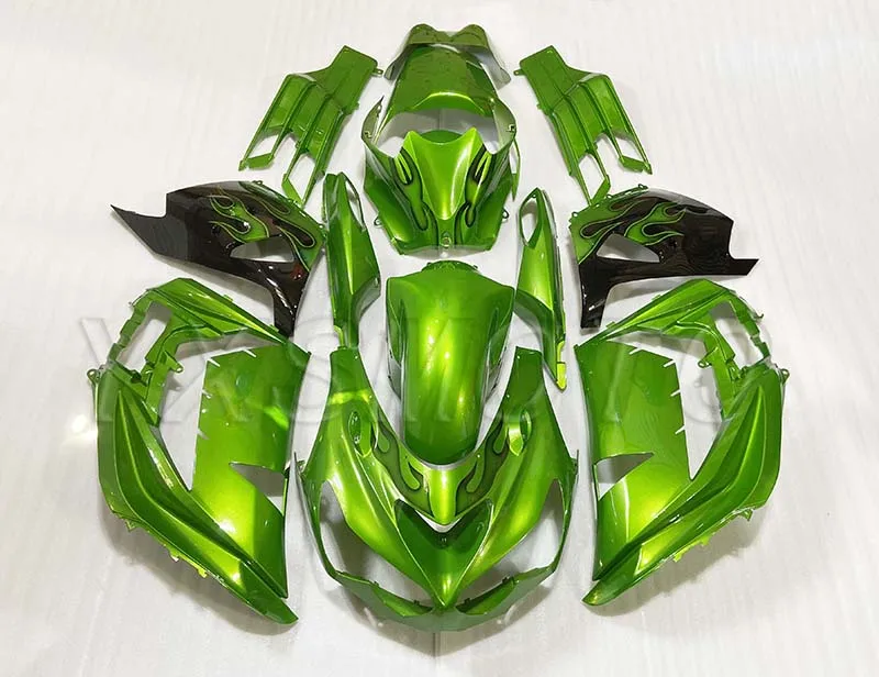 Литьевой мотоцикл обтекатель комплект подходит для Kawasaki ZX12R ZX-12R ZZ-R1400 2012- 12-15 кузов обтекатели