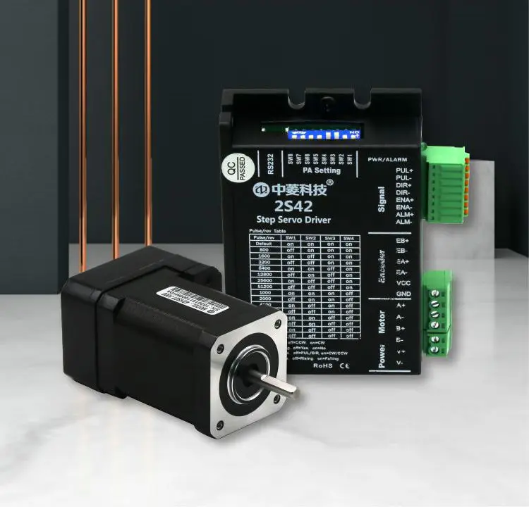 DC12-48V 2A 0.48N/0.72N42MM замкнутый контур шаговый двигатель drive kit высокоскоростной