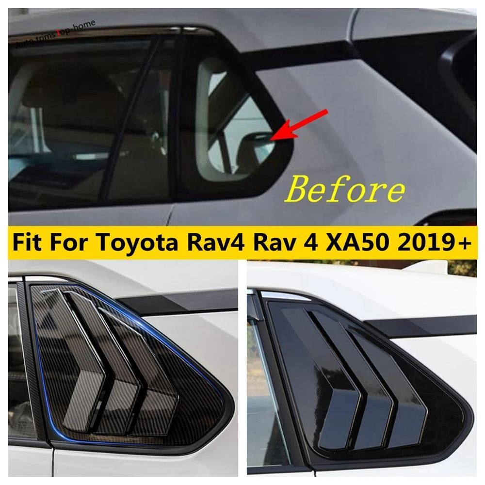 Car & Truck Parts For Toyota RAV4 2019 2020 Carbon Fiber Look Rear