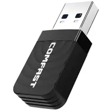 Мини USB 3,0 Беспроводная сетевая карта 1300 Мбит/с Ethernet WiFi ключ адаптер приемник двухдиапазонный