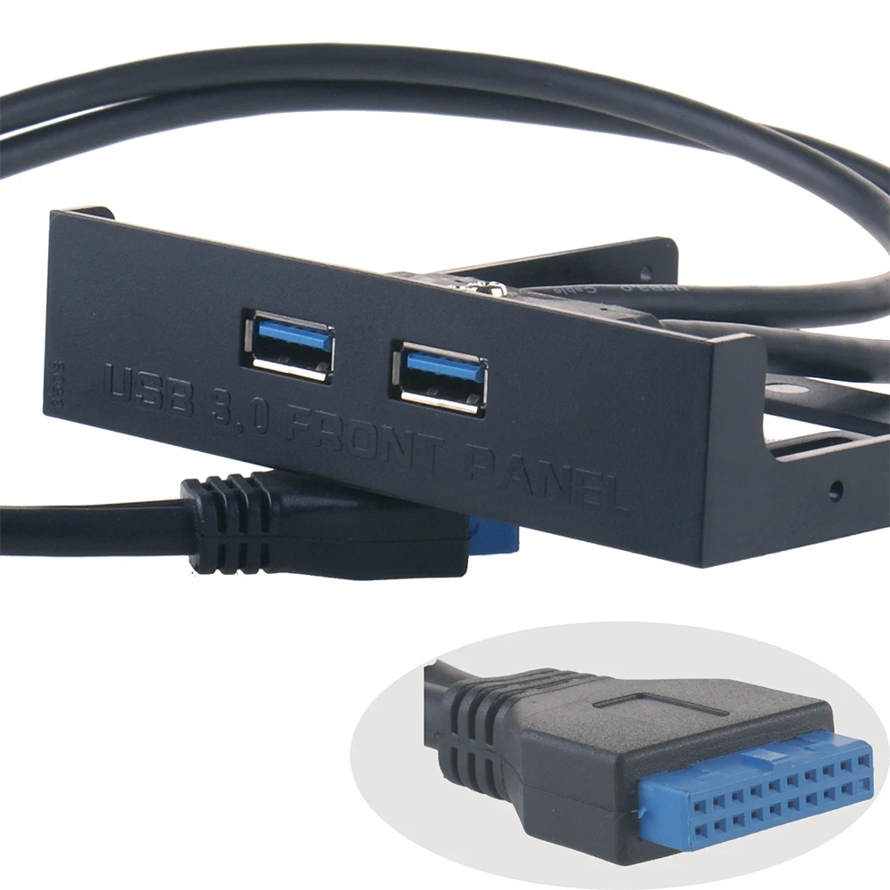 Передняя панель привода 20 Pin к двойному USB 3 0 крепление передней панели