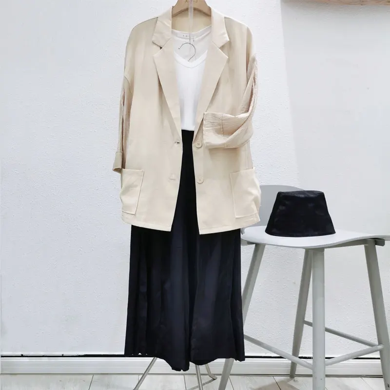 Woman Clothes Sets Summer Fashion Dress and Shirt High Waist Cropped Trousers Wide Leg Pants Casual Sets Woman Top and Pants