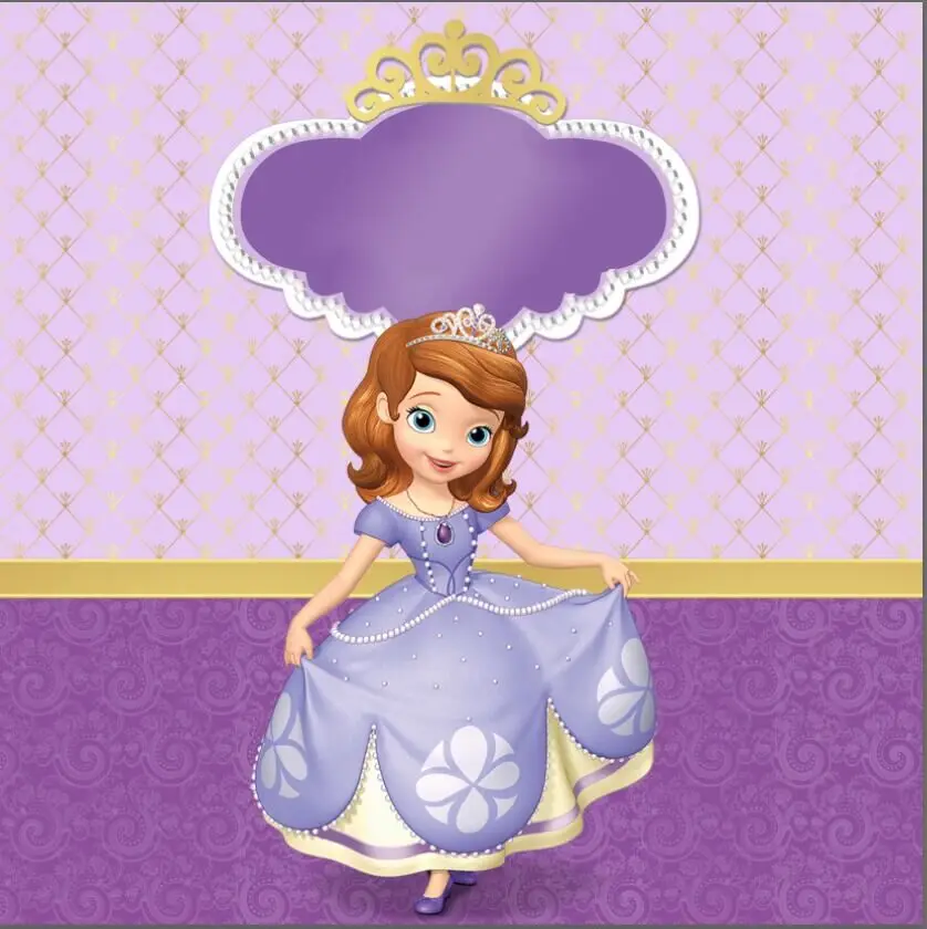 

8x8FT Purple Crown Diamonds Wall Sia Princess Custom Backgrounds Photo Studio Backdrops Vinyl 240cm x 240cm