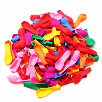 

500pcs/lot Water Ballons Toy Shooting Game Latex Balloon Small Summer Bomb Ball Mixed Color Outdoor Party Wedding Decorative toy